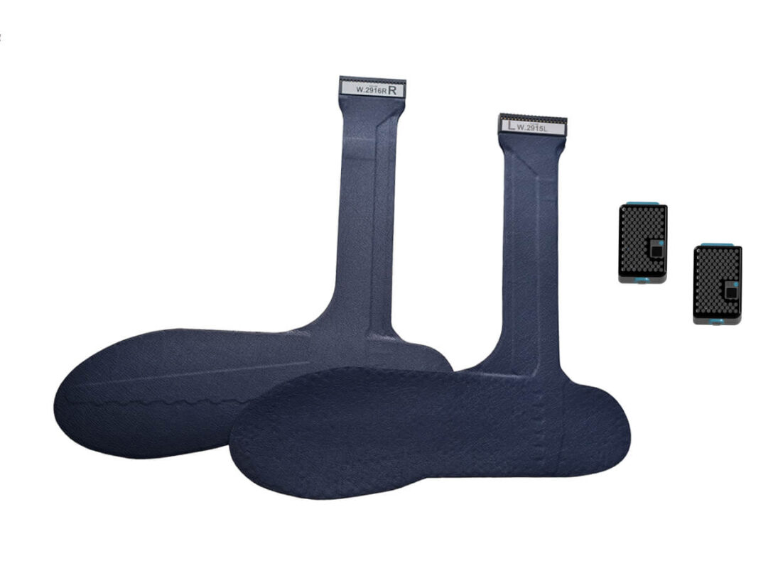 image of pedar insoles and plidar electronics